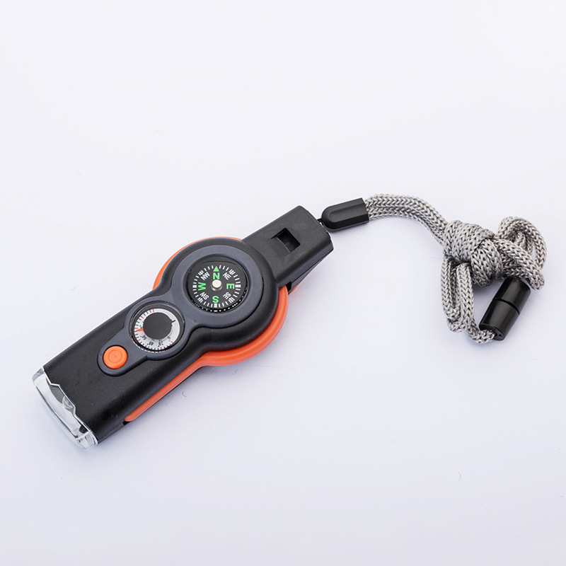 Travel Accessories Guide - Компактный прочный многофункциональный свисток 7-в-1 для