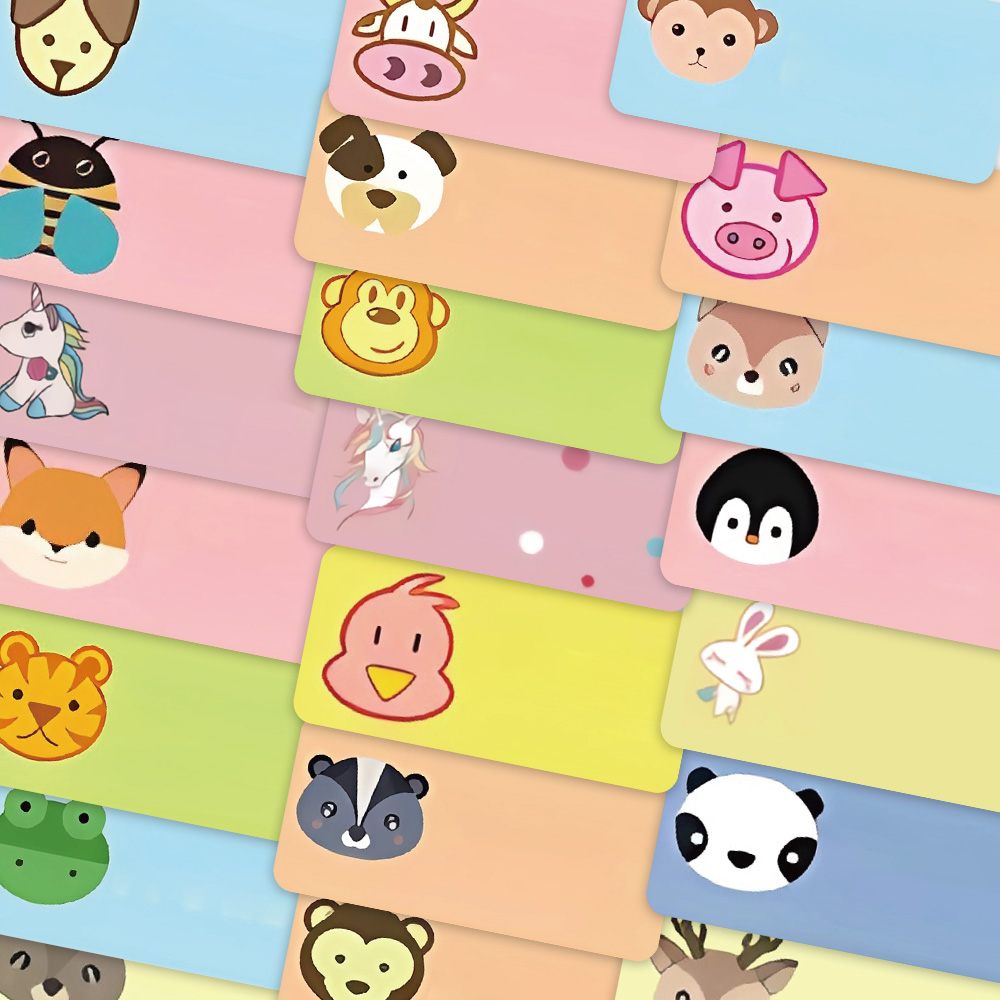 Sticker Luggage Decorative - 50 шт., наклейка с именем мультфильма,