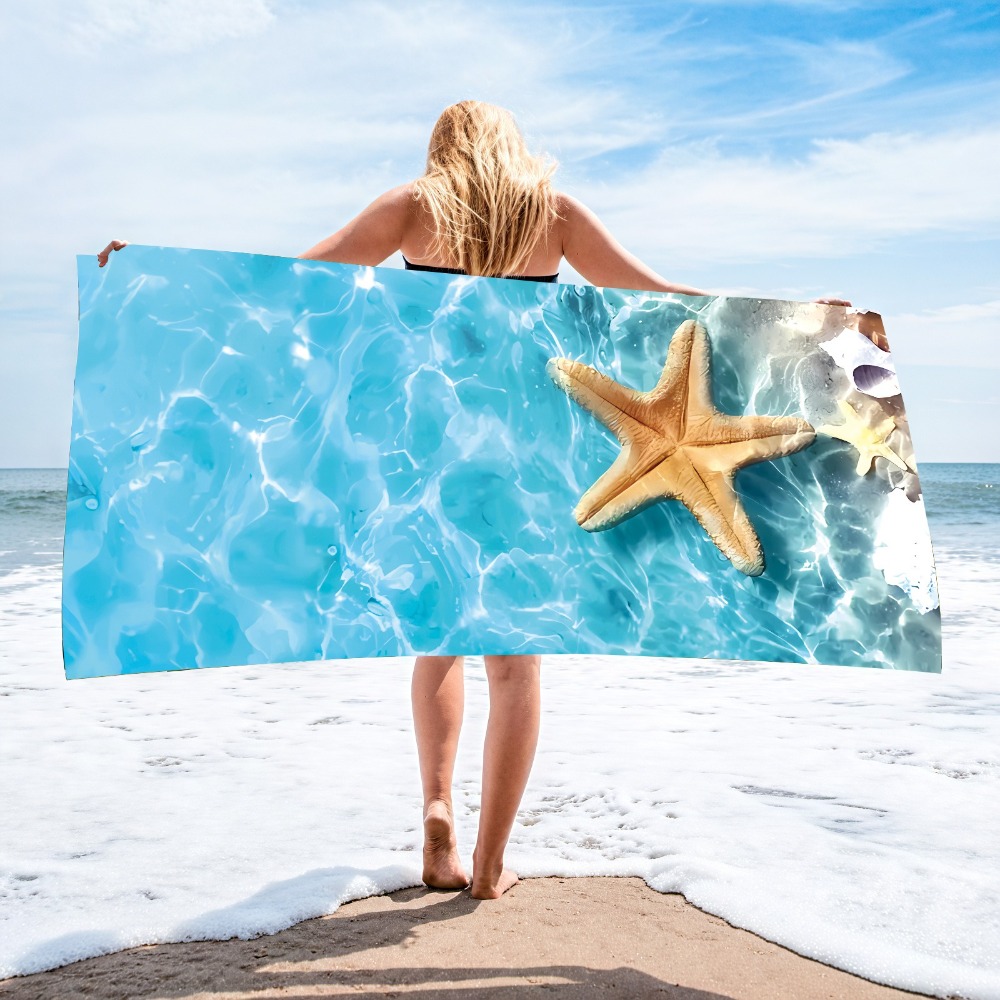 Travel Towel Quick Dry - Пляжное полотенце из микрофибры 27,5x55 дюймов