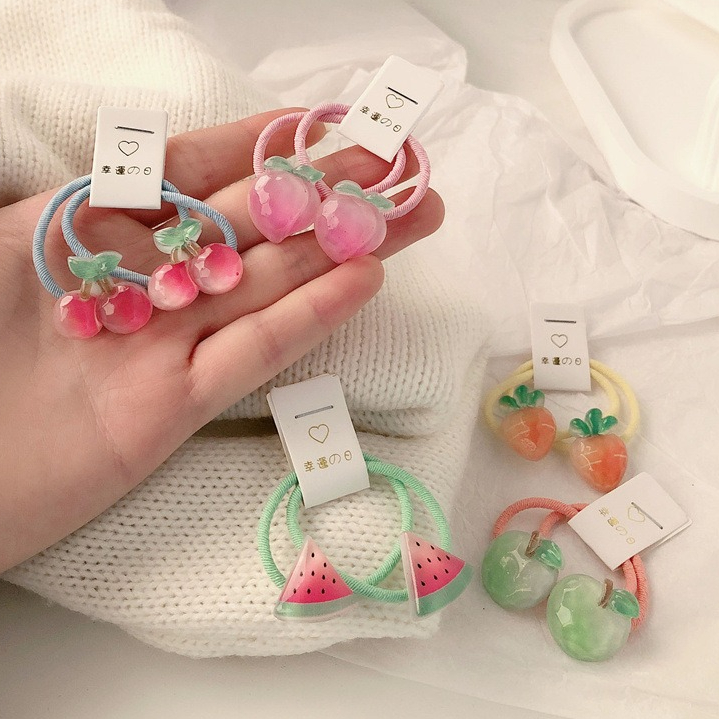 Travel Accessories Toddler - Детские резинки для волос с морковью,