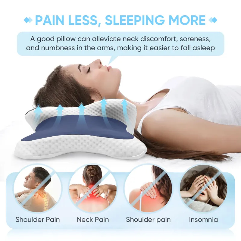 Neck Pillow Memory Foam - Ортопедическая подушка из пены с эффектом