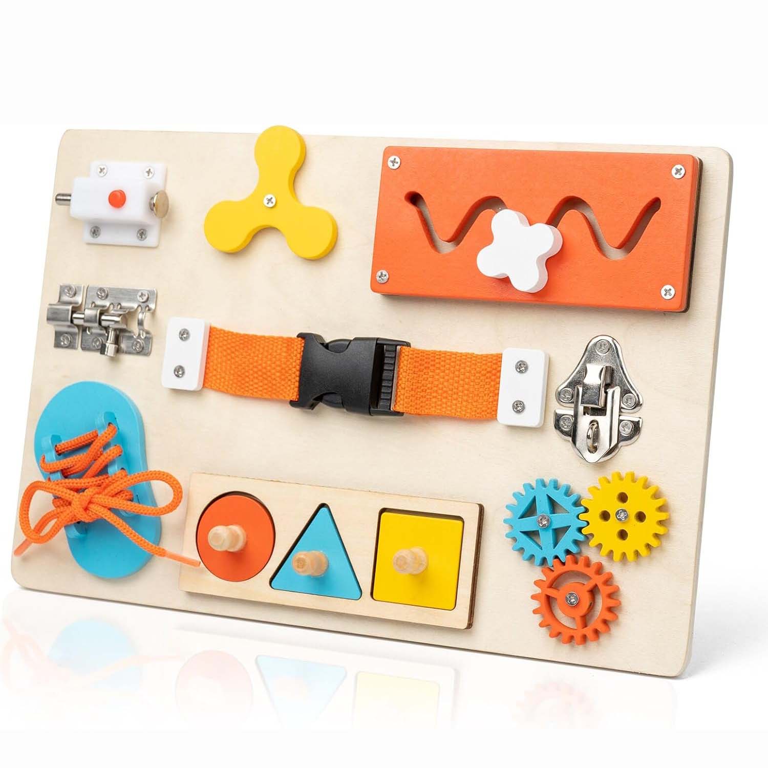 Travel Accessories Toddler - Доска Монтессори для малышей, деревянная сенсорная