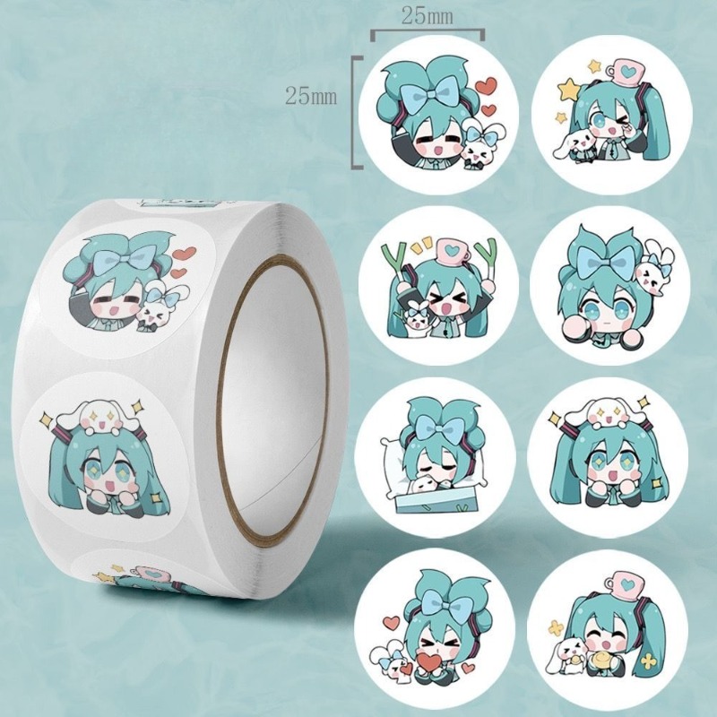 Sticker Luggage Decorative - Эстетичные милые наклейки с Хатсуне Мику,
