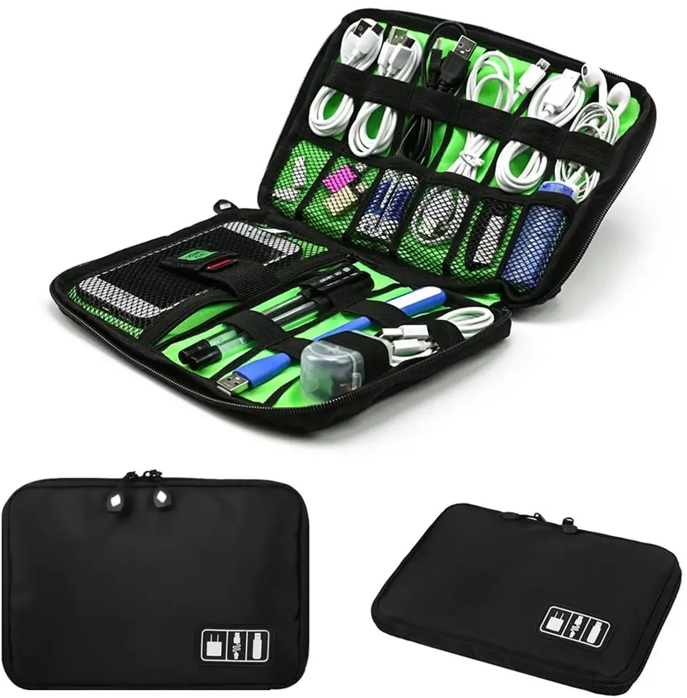 Travel Accessories Kit - Набор сумок-органайзеров для хранения кабелей, чехол