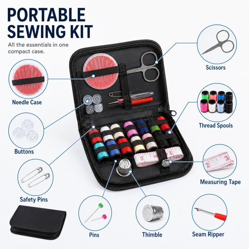 Портативный швейный набор для  – обзор и цена Travel Accessories To Sew