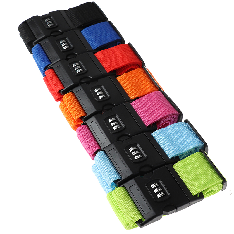 Радужная упаковка для кодового – обзор и цена Travel Accessories Luggage Straps