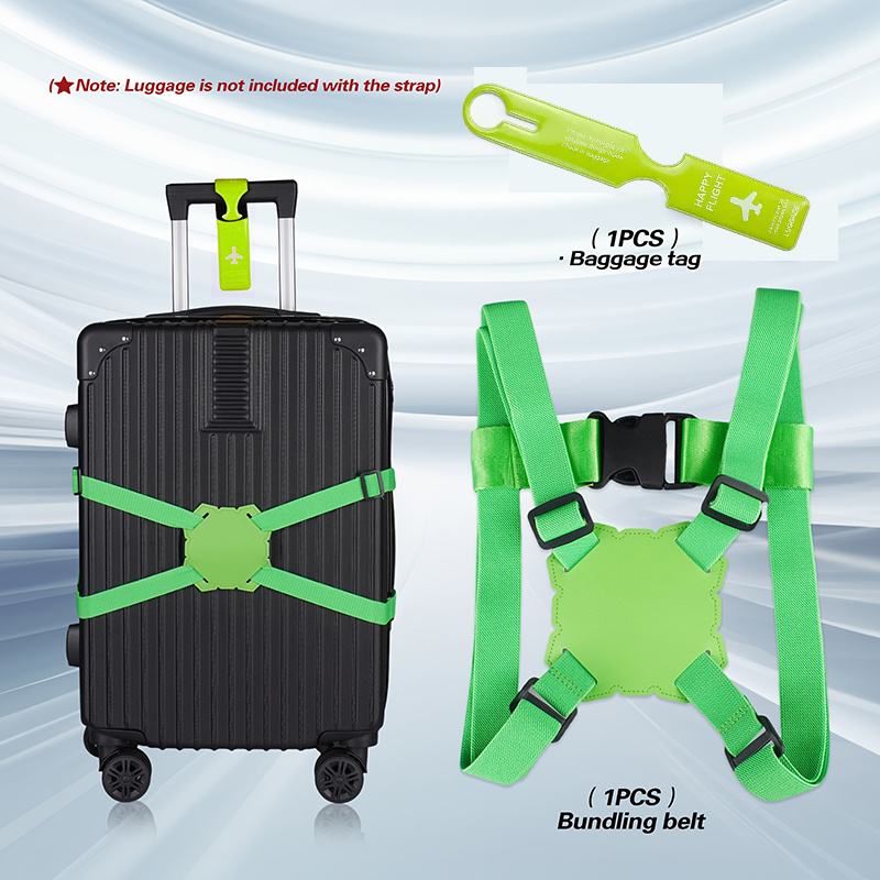Набор из 2 ремней для багажа + – обзор и цена Travel Accessories Luggage Straps