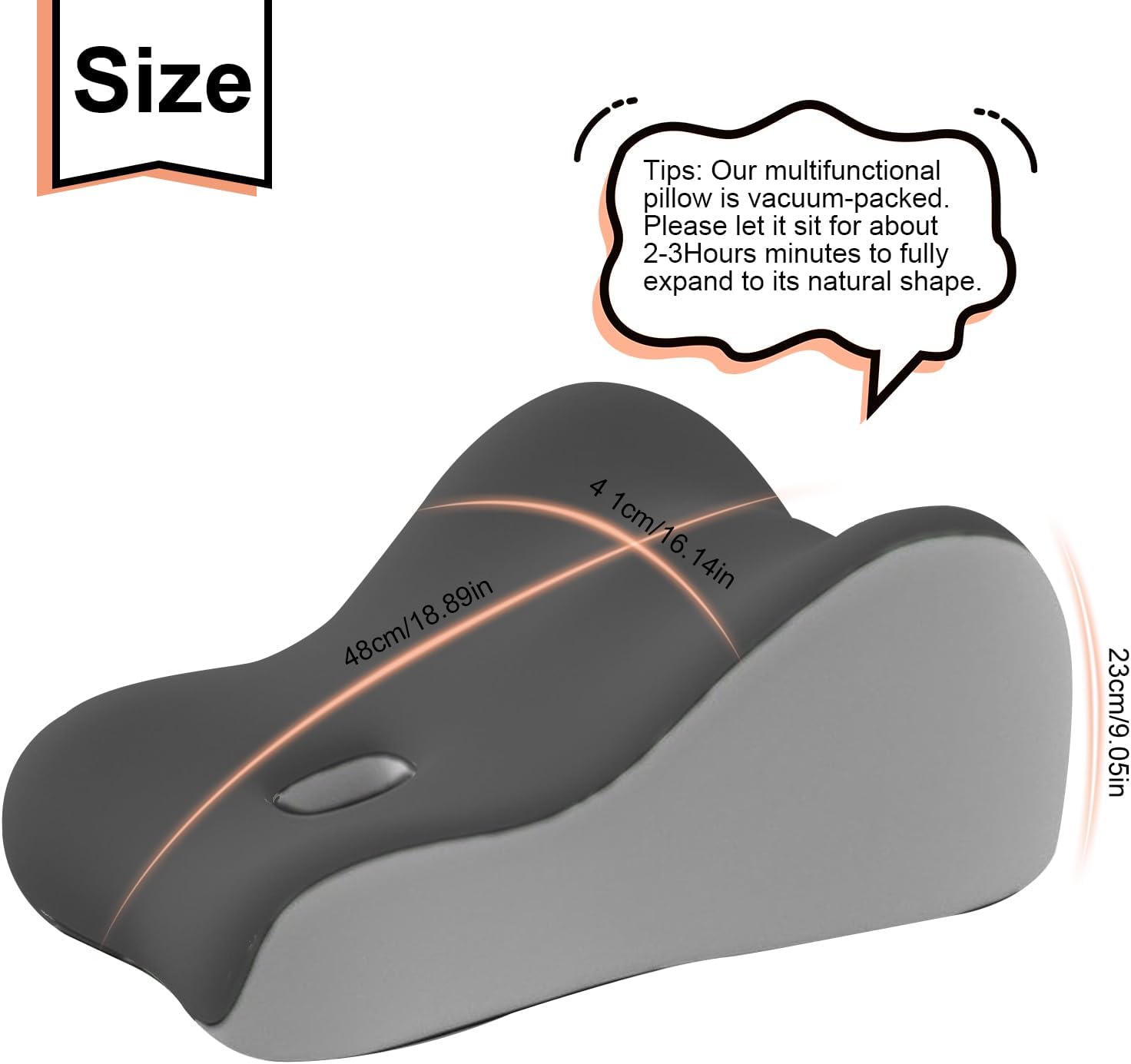 Подушка-клин для интимной близ – обзор и цена Neck Pillow Memory Foam