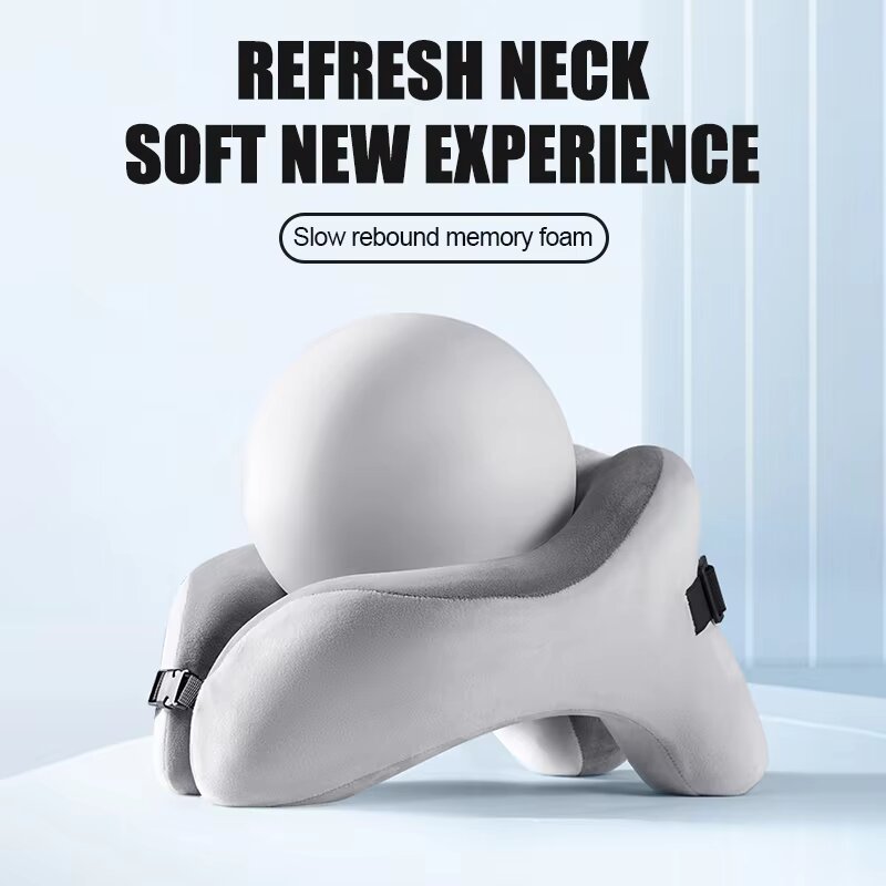 Подушка для шеи U-образной фор – обзор и цена Neck Pillow Memory Foam