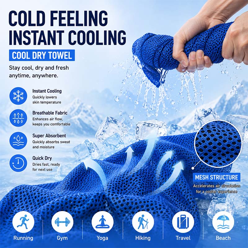 Охлаждающее полотенце мгновенн – обзор и цена Travel Towel Quick Dry