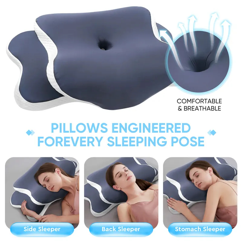 Ортопедическая подушка из пены – обзор и цена Neck Pillow Memory Foam