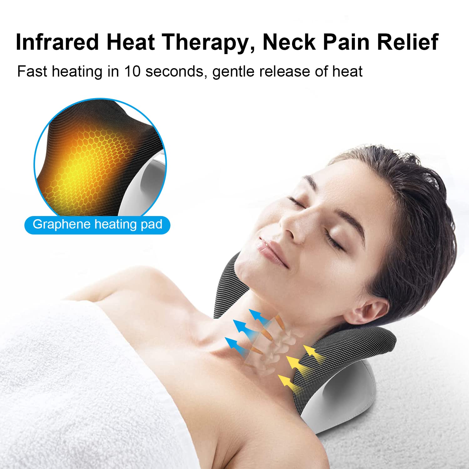 Подушка-массажер для шеи с под – обзор и цена Neck Pillow Memory Foam