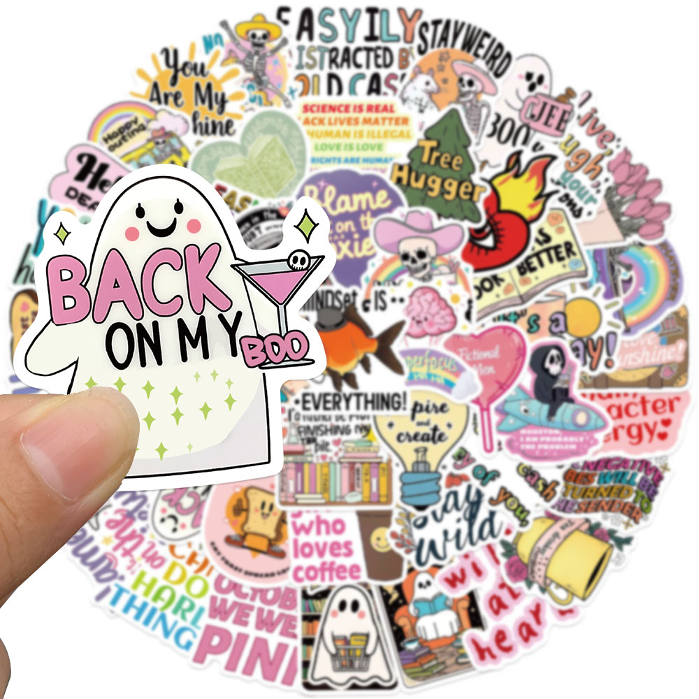 50 шт. забавная наклейка с изо – обзор и цена Sticker Luggage Decorative