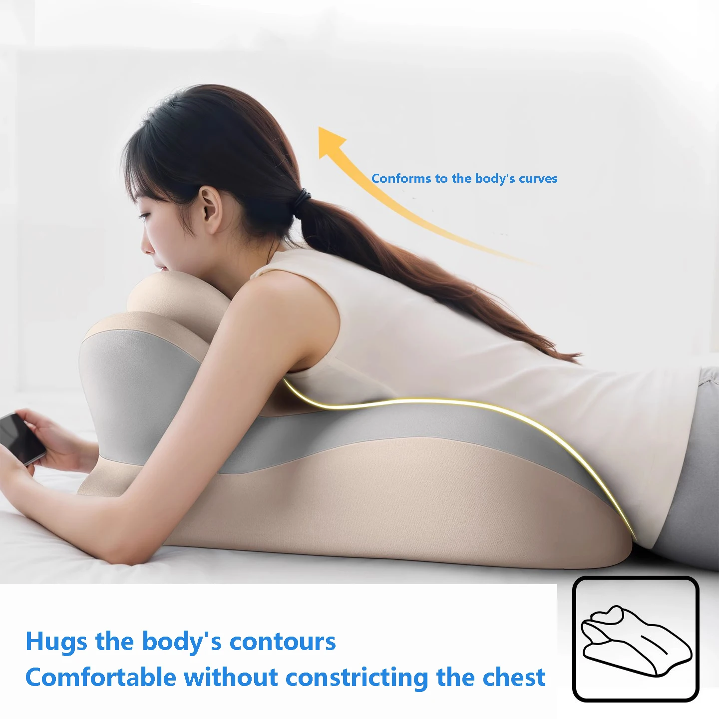 Большая подушка из пены с эффе – обзор и цена Neck Pillow Memory Foam